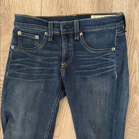 Rag & Bone Indigo Denim Jeans - Picture 3 of 5